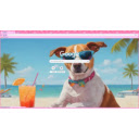 Doguinho na praia  screen for extension Chrome web store in OffiDocs Chromium