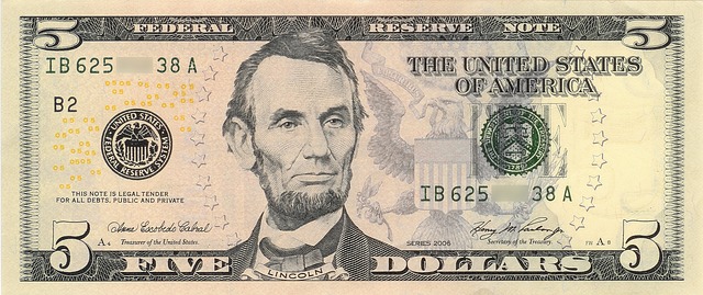 Free download dollar bank note abraham lincoln free picture to be edited with GIMP free online image editor