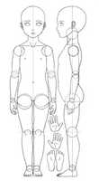 Free download Doll Blueprint free photo or picture to be edited with GIMP online image editor
