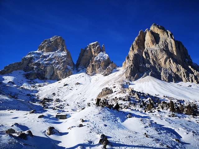 Free download Dolomites Italy Skiing free photo template to be edited with GIMP online image editor