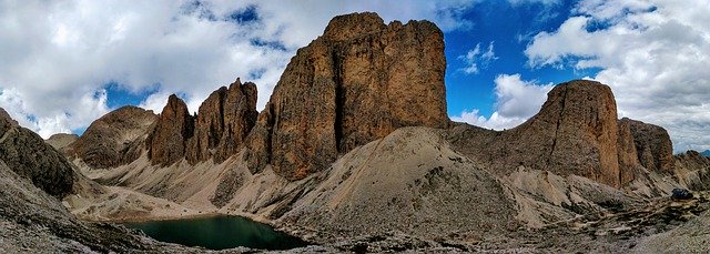 Bezpłatne pobieranie Dolomites Lake Landscape - darmowe zdjęcie lub obraz do edycji za pomocą internetowego edytora obrazów GIMP