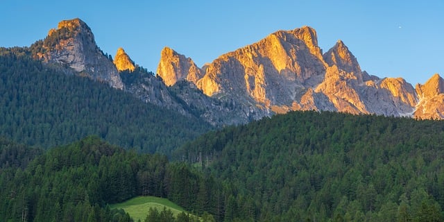 Free download dolomites mountains summit forests free picture to be edited with GIMP free online image editor