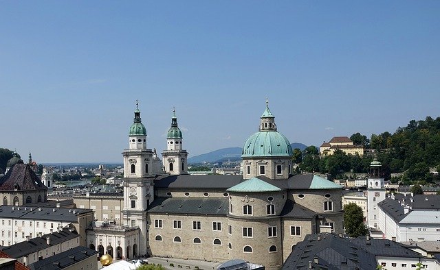 Unduh gratis Dom Church Salzburg - foto atau gambar gratis untuk diedit dengan editor gambar online GIMP