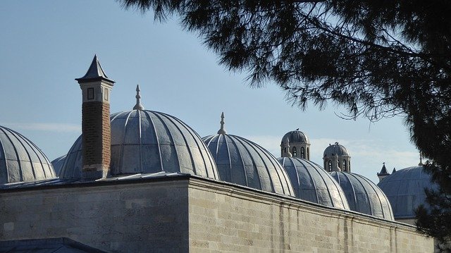 Téléchargement gratuit de la mosquée du dôme en Turquie - photo ou image gratuite à éditer avec l'éditeur d'images en ligne GIMP