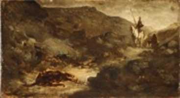 Free download Don Quixote and the Dead Mule free photo or picture to be edited with GIMP online image editor