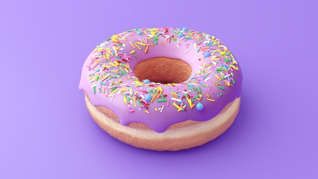 Free download donut grainy torus render 3d free picture to be edited with GIMP free online image editor