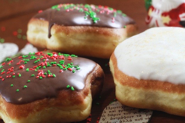 Free download Donuts Chocolate Sweet -  free photo or picture to be edited with GIMP online image editor