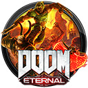 Doom Eternal theme  screen for extension Chrome web store in OffiDocs Chromium