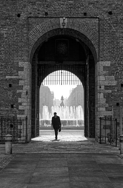 Free download door castle man entrance milan free picture to be edited with GIMP free online image editor