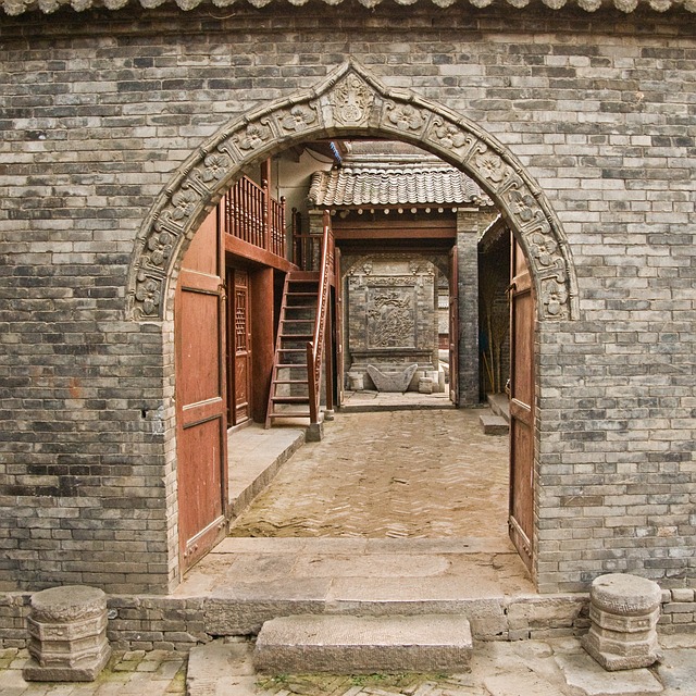 Free download door great mosque china xi an free picture to be edited with GIMP free online image editor