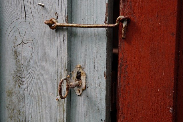 Free download Door Locked Bolt -  free photo or picture to be edited with GIMP online image editor
