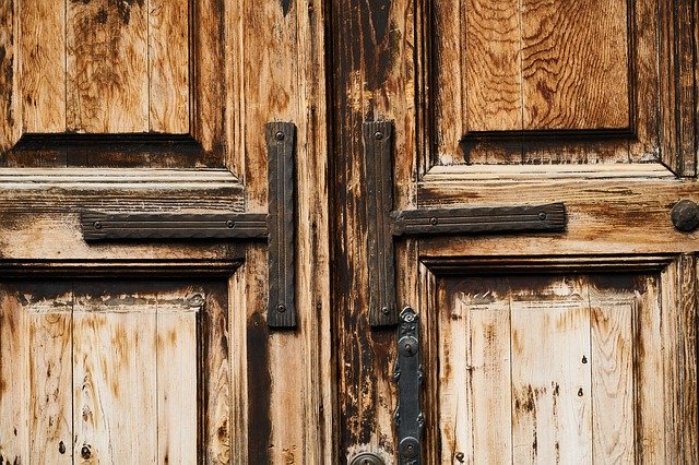 Free download Door Wood-Fibre Boards Old -  free photo or picture to be edited with GIMP online image editor