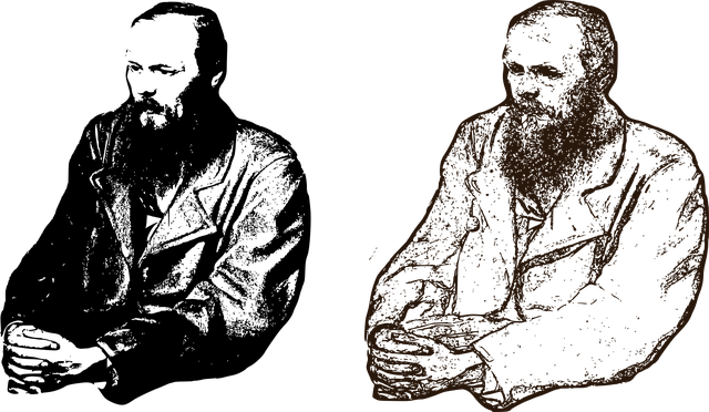 Free download Dostoevsky Russian Novelist - Free vector graphic on Pixabay free illustration to be edited with GIMP free online image editor