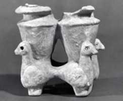 Free download Double vessel with duck-shaped supports free photo or picture to be edited with GIMP online image editor