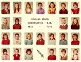 Free download Douglas Elementary School, Morning Kindergarten Class, 1972-73 free photo or picture to be edited with GIMP online image editor