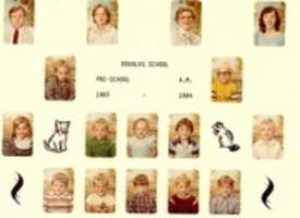 Free download Douglas Elementary School Morning PreSchool Class Of 1983-1984 free photo or picture to be edited with GIMP online image editor