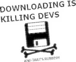 Free download Downloading is Killing Devs free photo or picture to be edited with GIMP online image editor