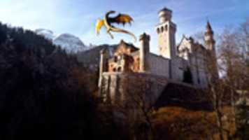 Free download dragon__castle-HD free photo or picture to be edited with GIMP online image editor