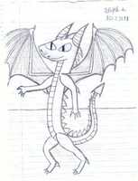 Free download Dragon Drawing 10/23/18 free photo or picture to be edited with GIMP online image editor