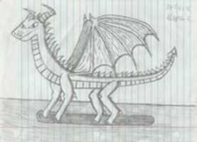 Free download Dragon Drawing 10/24/16 free photo or picture to be edited with GIMP online image editor