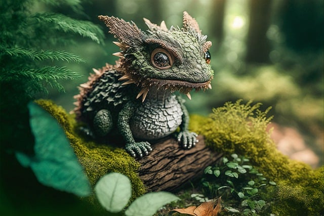 Descargue gratis la imagen gratuita de animales de fantasía del bosque del dragón para editar con el editor de imágenes en línea gratuito GIMP