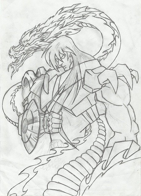 Free download Dragon Shield Fight -  free illustration to be edited with GIMP free online image editor