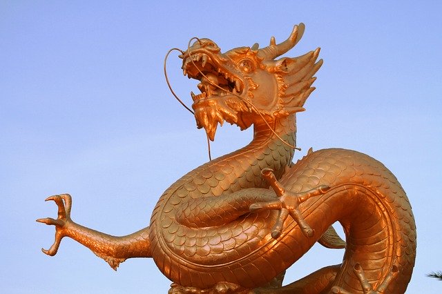Free download Dragon Statue Sculpture -  free photo or picture to be edited with GIMP online image editor