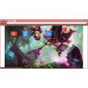 Dragon Trainer Lulu Chrome Theme  screen for extension Chrome web store in OffiDocs Chromium