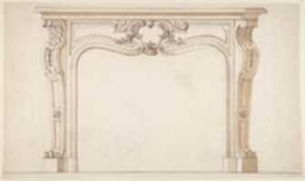 Free download Drawing for a Chimney-piece free photo or picture to be edited with GIMP online image editor