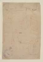 Free download Drawing for an Illustration from a Sat Sai of Bihari Lal Series: The Message of the Eyes (recto); Lady in Search of Her Lover on a Dark Night (verso) free photo or picture to be edited with GIMP online image editor