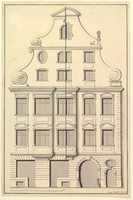 Free download Drawing for the Street Elevation of a Town House free photo or picture to be edited with GIMP online image editor