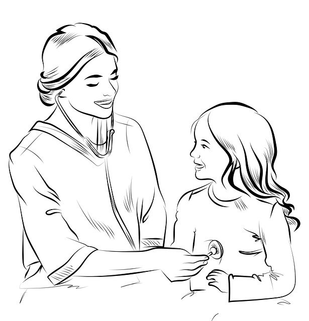 Download grátis Drawing Nurse Health Coloring - ilustração gratuita para ser editada com o editor de imagens on-line gratuito do GIMP