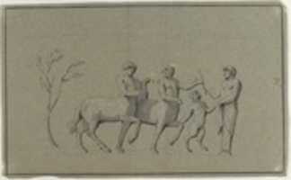 Free download Drawing of Group of Centaurs free photo or picture to be edited with GIMP online image editor
