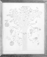 Free download Drawing of Tree with Birds and Fruit free photo or picture to be edited with GIMP online image editor