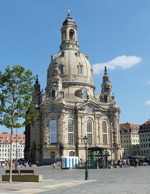 Free download Dresden Frauenkirche Dom -  free photo or picture to be edited with GIMP online image editor