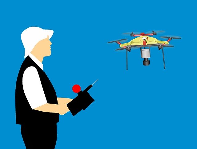 Free download Drone Man Playing -  free illustration to be edited with GIMP free online image editor