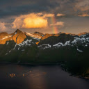 Drone Shot of an Island with Scenic Mountains  screen for extension Chrome web store in OffiDocs Chromium