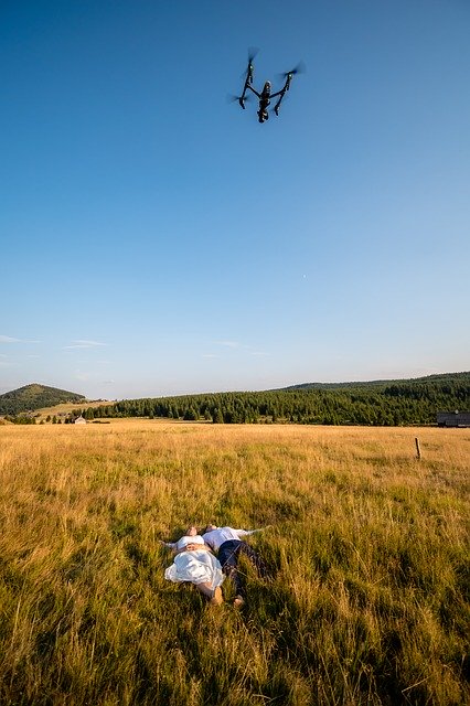 Free download Drone Wedding Mountains -  free photo or picture to be edited with GIMP online image editor