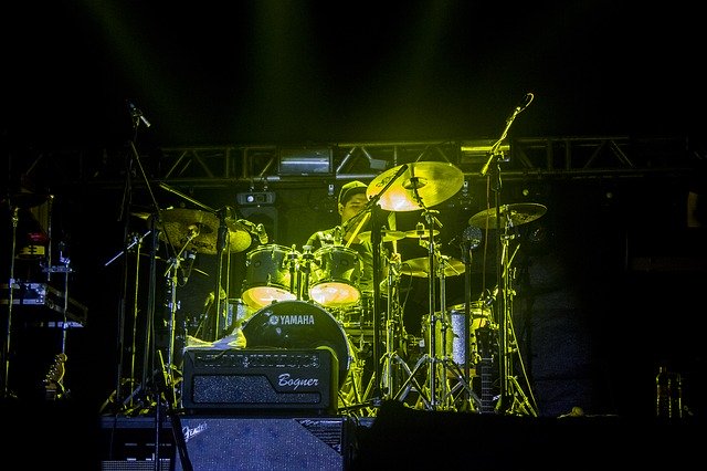 دانلود رایگان Drummer Music Battery - عکس یا تصویر رایگان برای ویرایش با ویرایشگر تصویر آنلاین GIMP