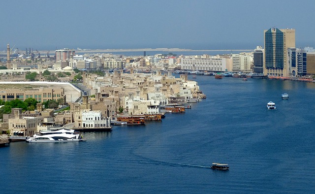 Free download dubai creek city water deira dubai free picture to be edited with GIMP free online image editor