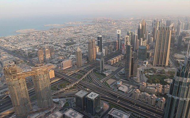 Free download Dubai Dawn City -  free photo or picture to be edited with GIMP online image editor