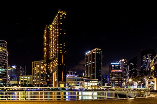 Free download dubai marina u a e landscape free picture to be edited with GIMP free online image editor