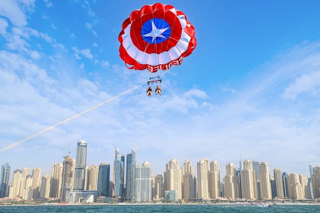 Free download dubai parasailing free picture to be edited with GIMP free online image editor