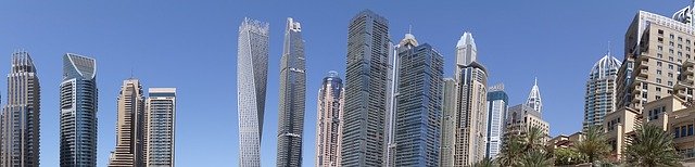Descarga gratuita Dubai Skyline Marina: foto o imagen gratis y gratuita para editar con el editor de imágenes en línea GIMP
