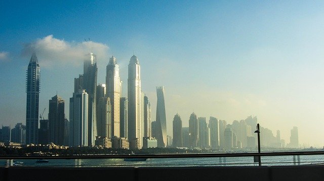 Free download dubai skyline skyscraper free picture to be edited with GIMP free online image editor