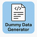 Dummy Data Generator  screen for extension Chrome web store in OffiDocs Chromium