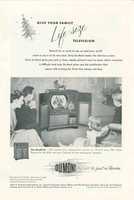 Free download DuMont Life-Size Television AD 1949 free photo or picture to be edited with GIMP online image editor