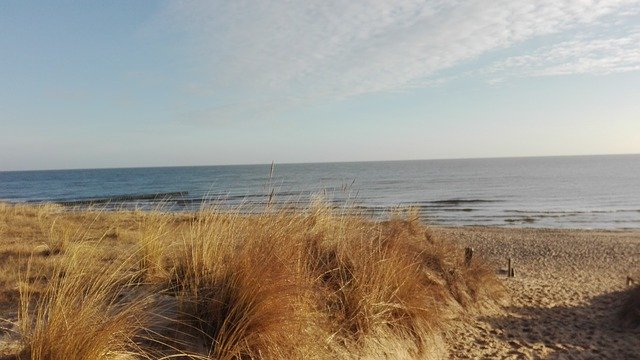 무료 다운로드 Dunes Baltic Sea Beach - 무료 사진 또는 김프 온라인 이미지 편집기로 편집할 수 있는 사진