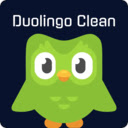 Duolingo Clean Themes  screen for extension Chrome web store in OffiDocs Chromium