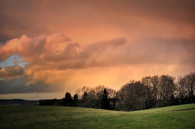 Muat turun percuma Dusk Clouds Afterglow - foto atau gambar percuma untuk diedit dengan editor imej dalam talian GIMP